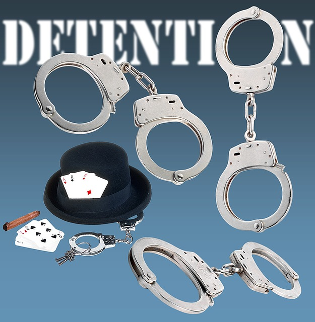 handcuffs, detention, arrest