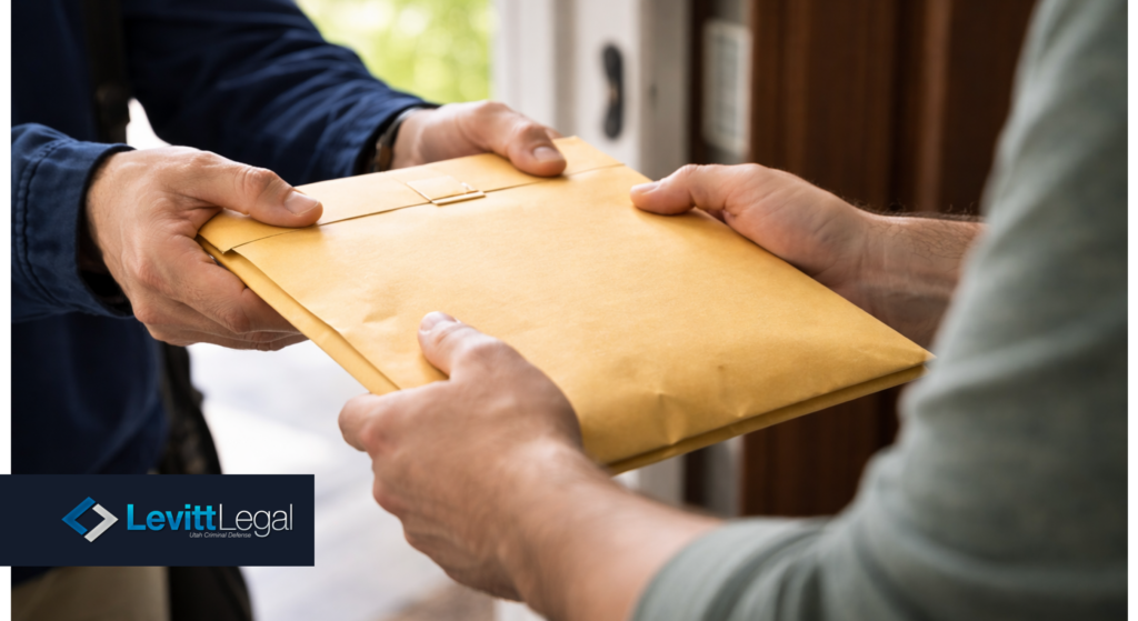 Person receiving sealed document related to federal grand jury subpoena in Utah